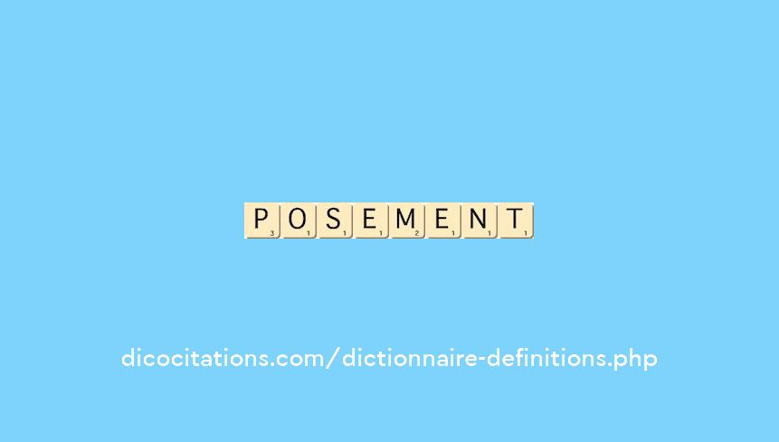 posement