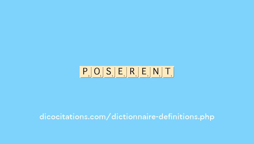 poserent poserent