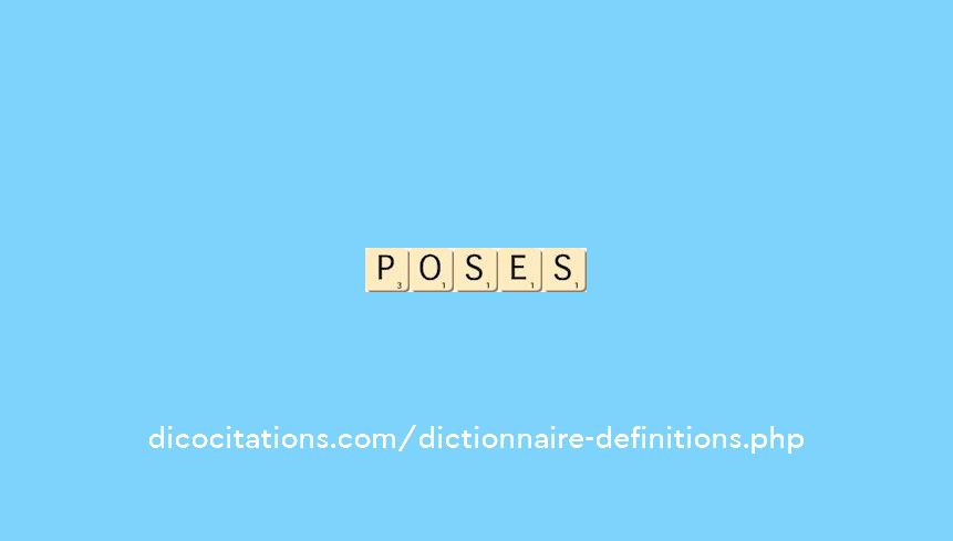poses poses