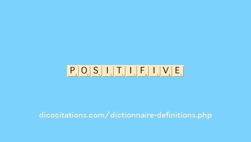 positif--ive