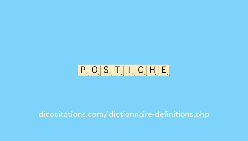 postiche