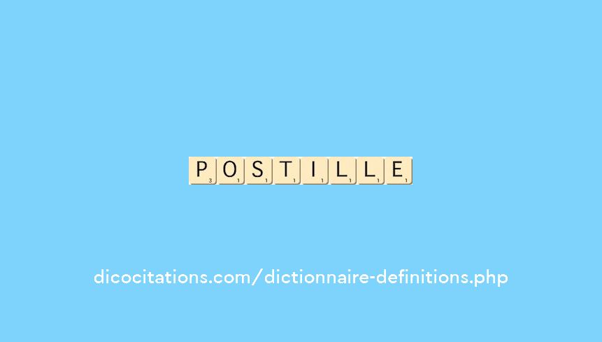postille