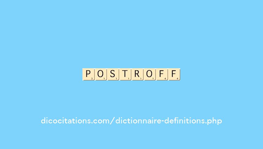 postroff