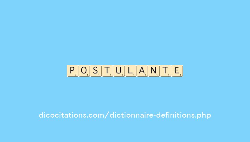 postulante postulante