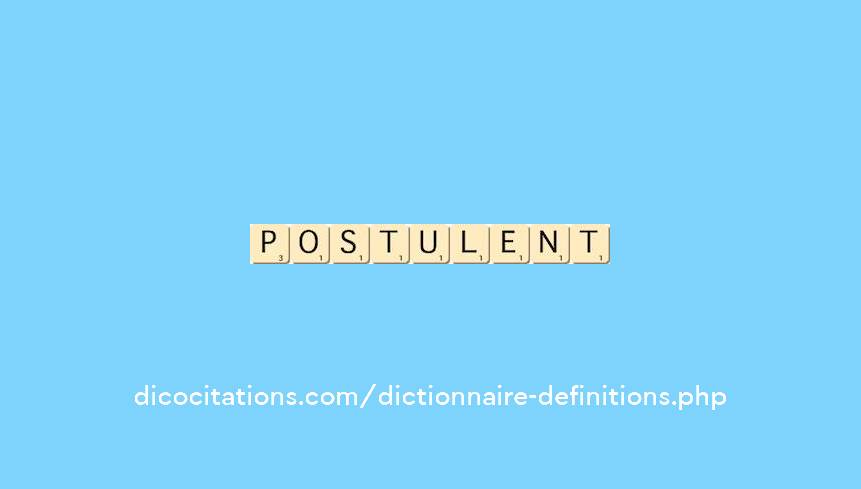 postulent