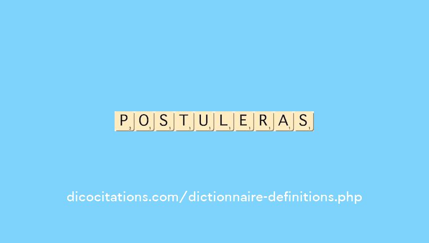 postuleras postuleras