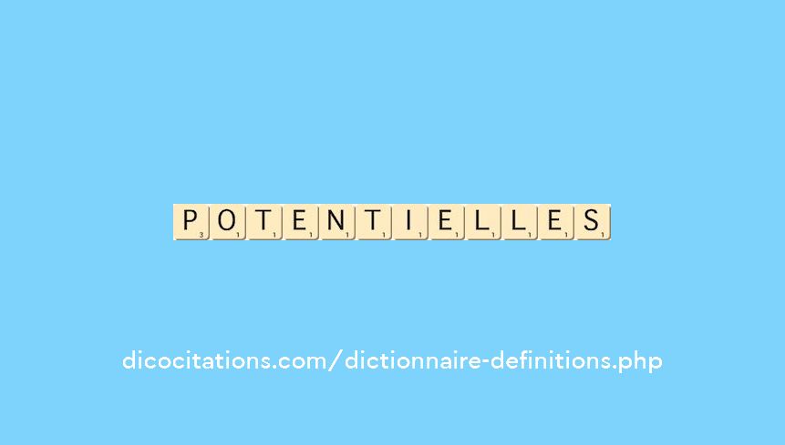 potentielles potentielles