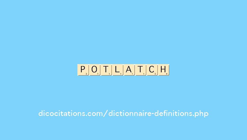 potlatch
