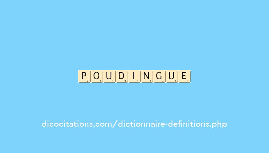 poudingue poudingue
