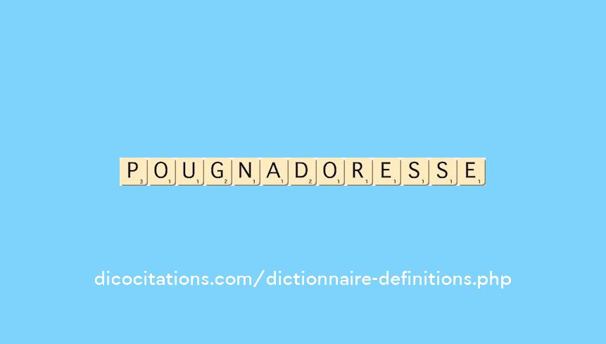 pougnadoresse