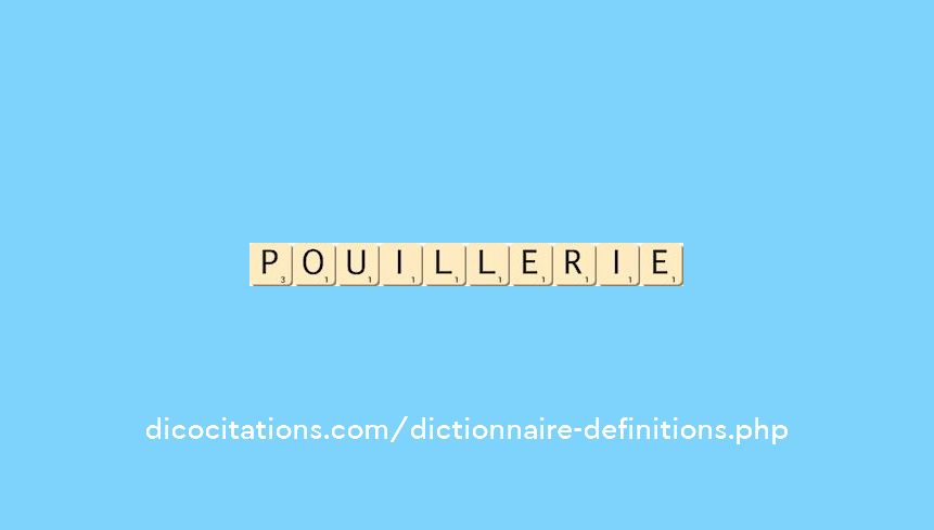 pouillerie pouillerie