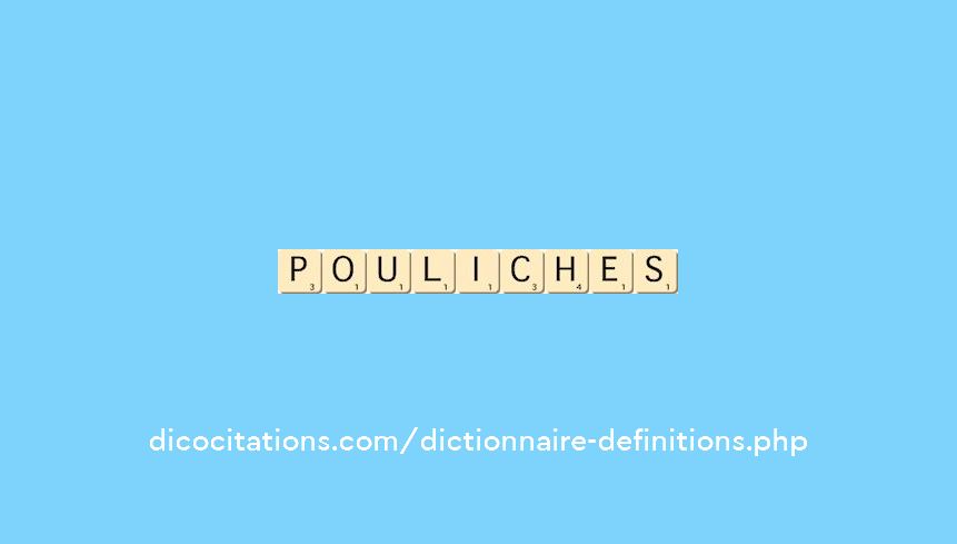 pouliches pouliches