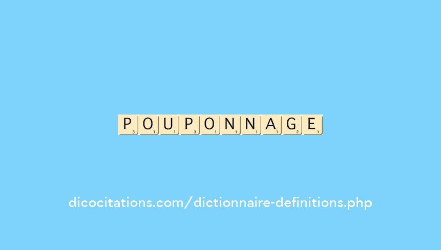 pouponnage pouponnage