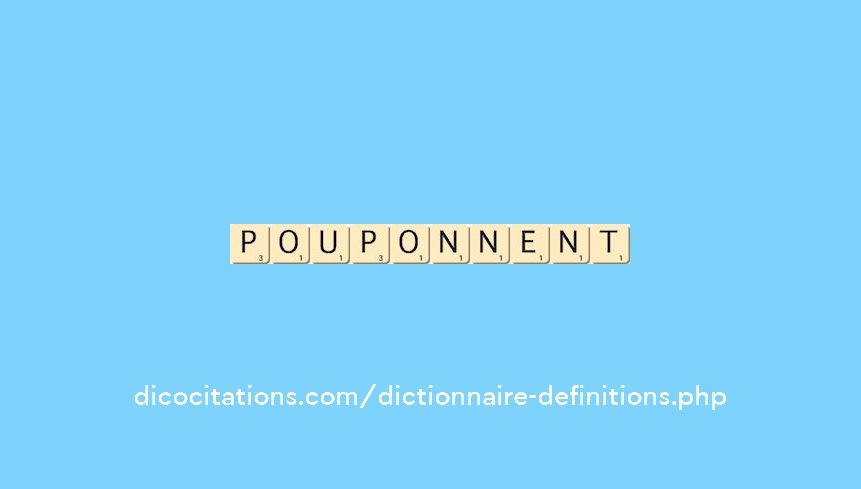 pouponnent pouponnent