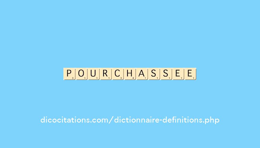 pourchassee