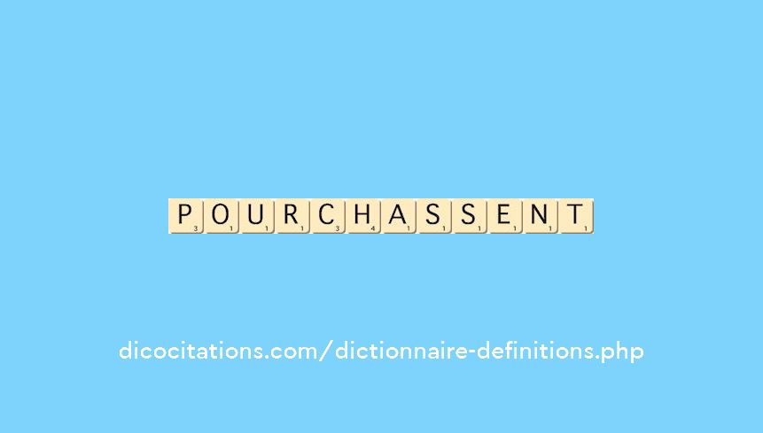 pourchassent