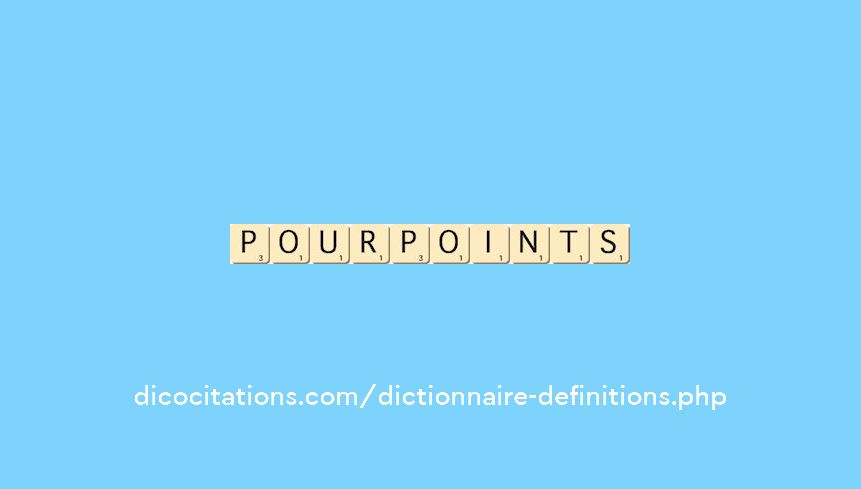 pourpoints pourpoints