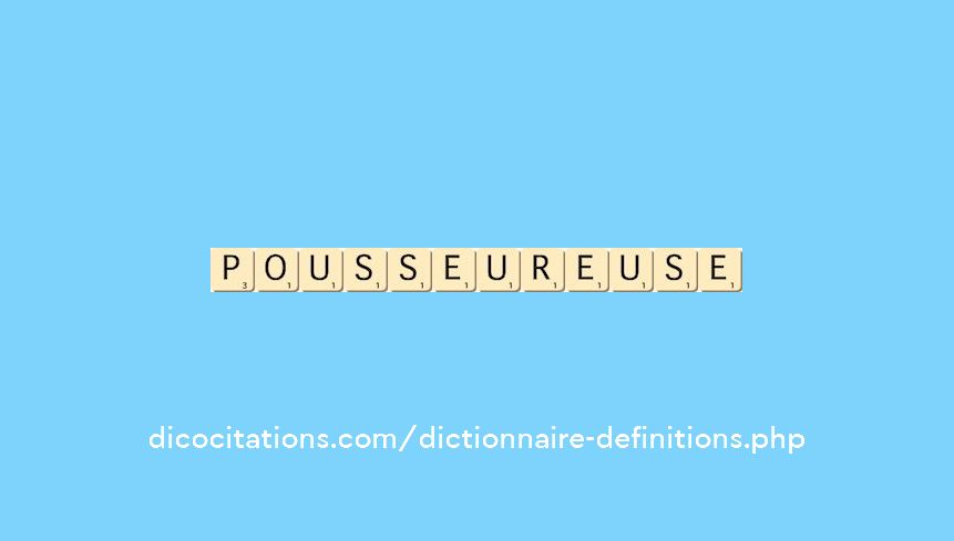 pousseur--euse