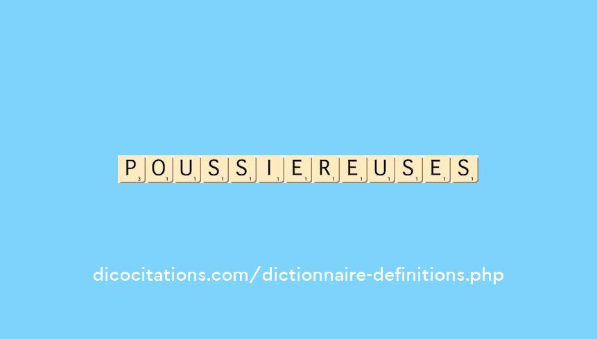poussiereuses poussiereuses