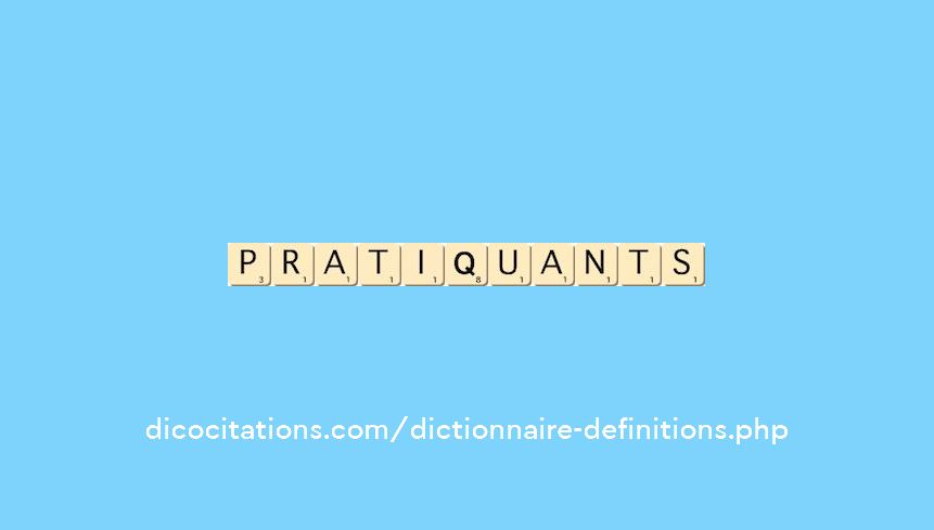 pratiquants pratiquants