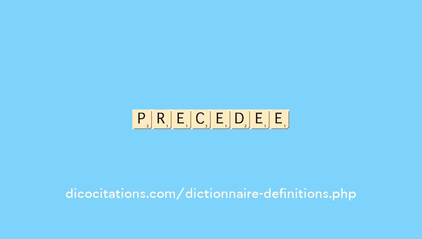 precedee precedee