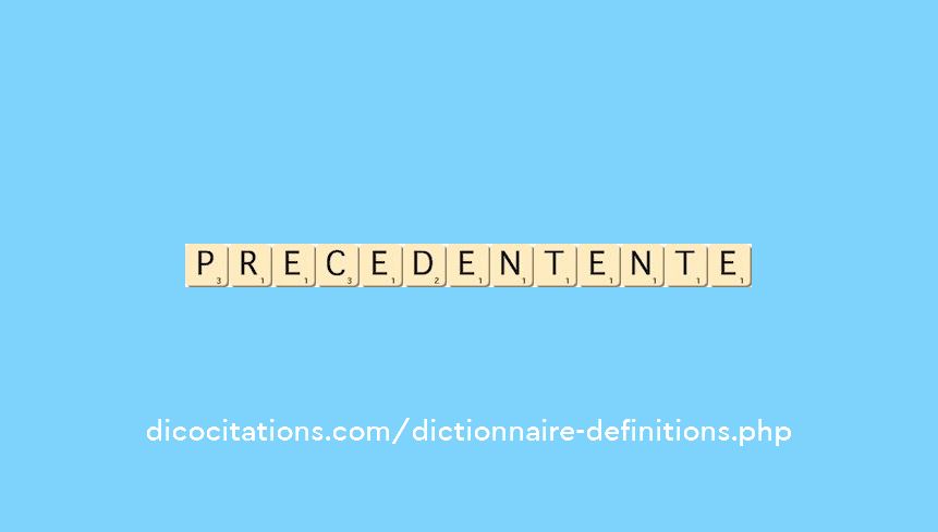 precedent--ente