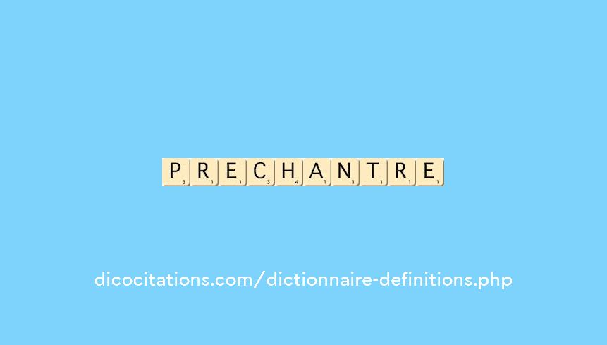 prechantre