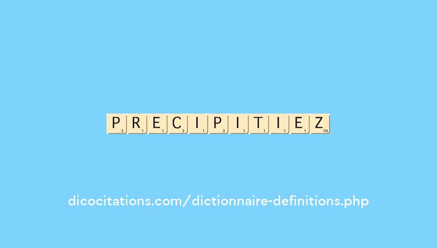 precipitiez precipitiez
