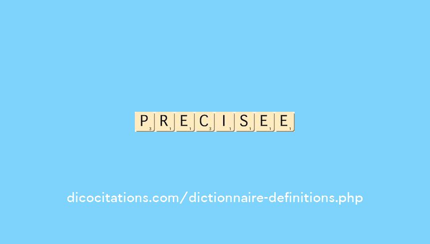 precisee precisee