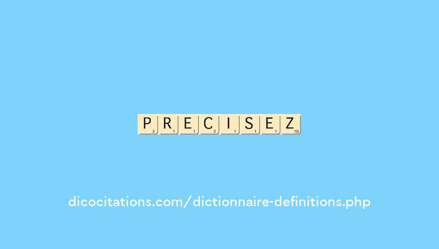 precisez precisez