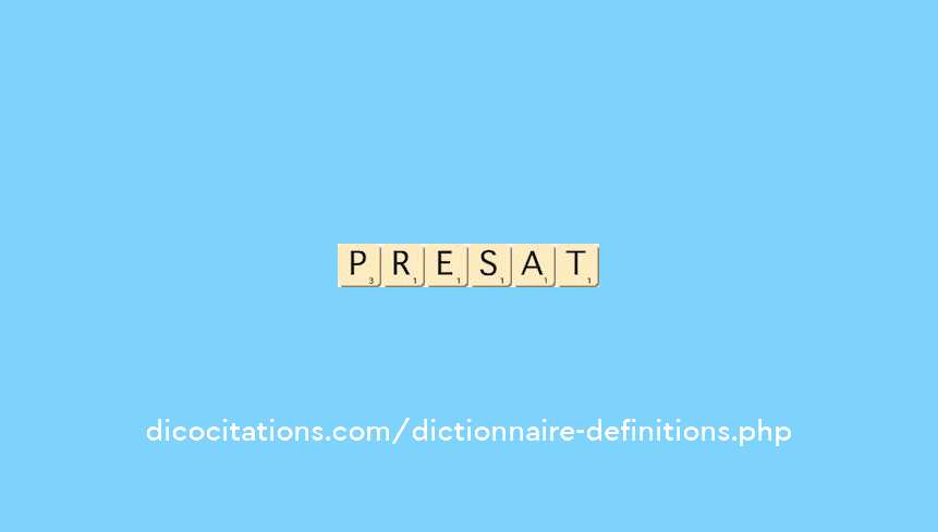preconisation