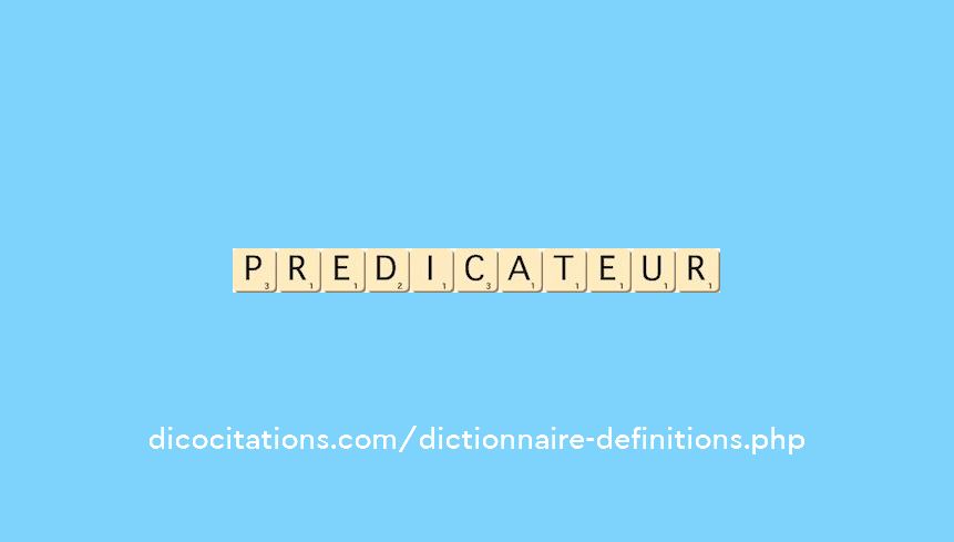 predicateur