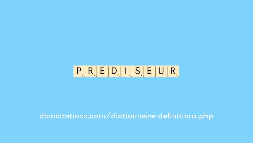 prediseur