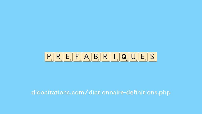 prefabriques prefabriques