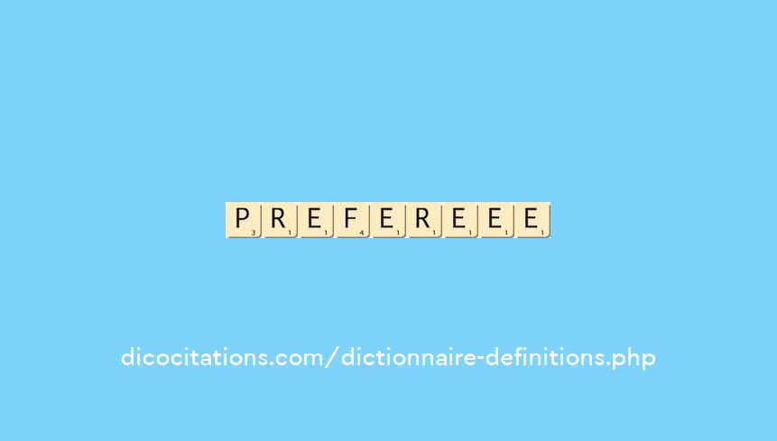 prefere--ee