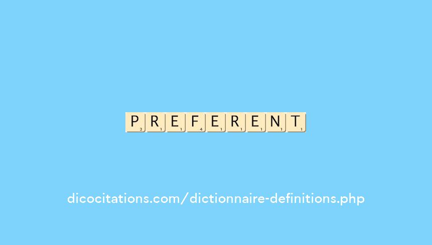 preferent preferent