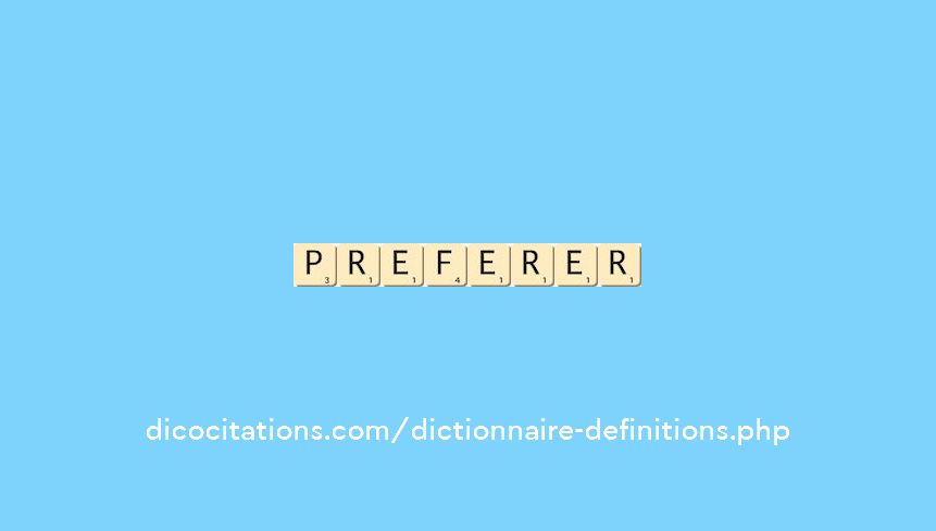 preferer