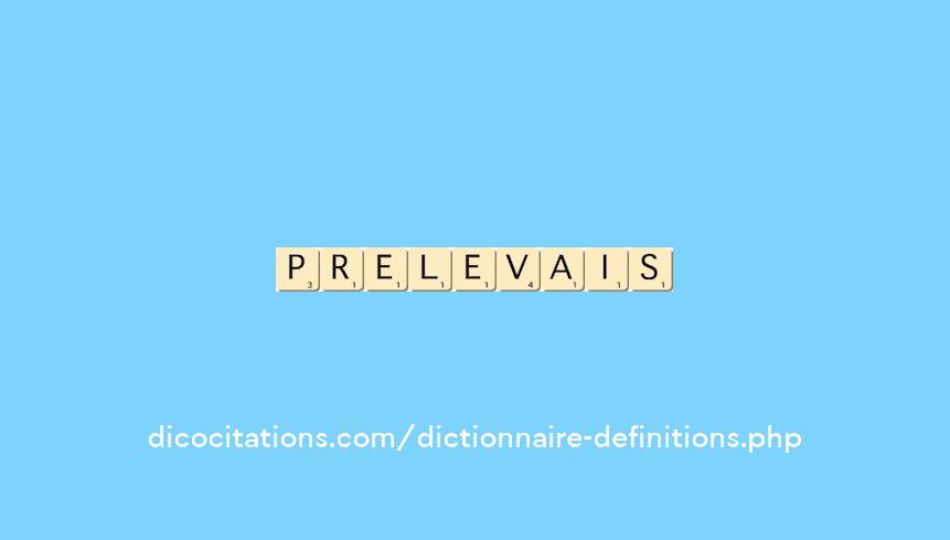 prelevais prelevais