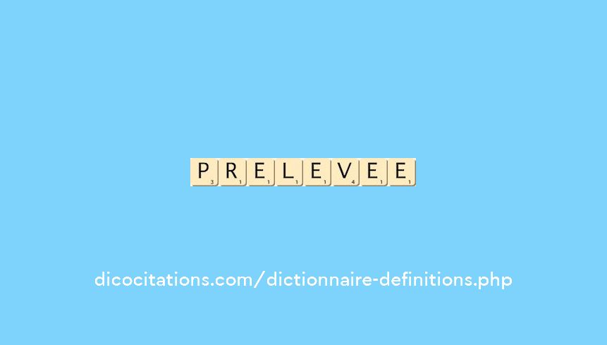 prelevee