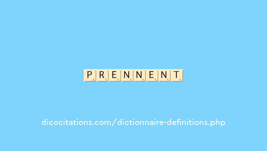 prennent prennent