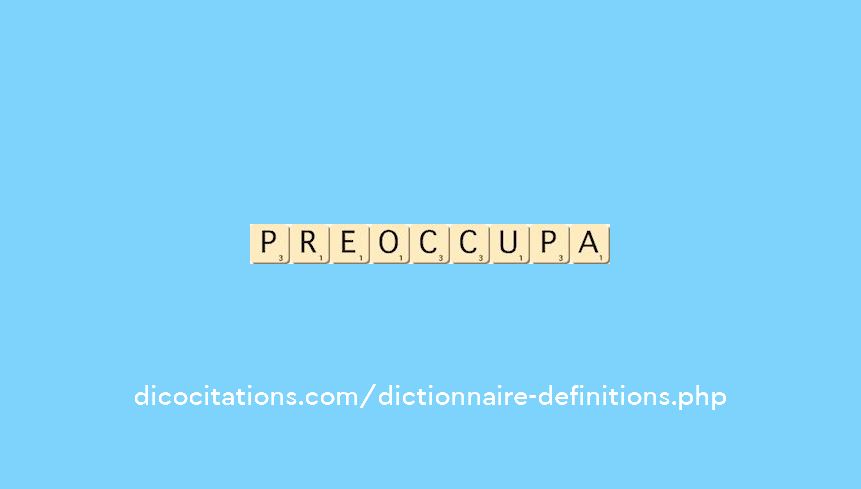 preoccupa