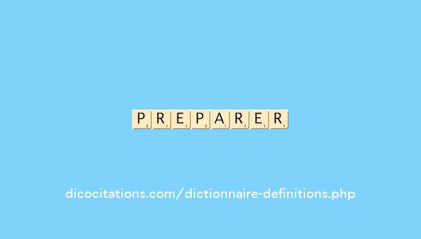 preparer