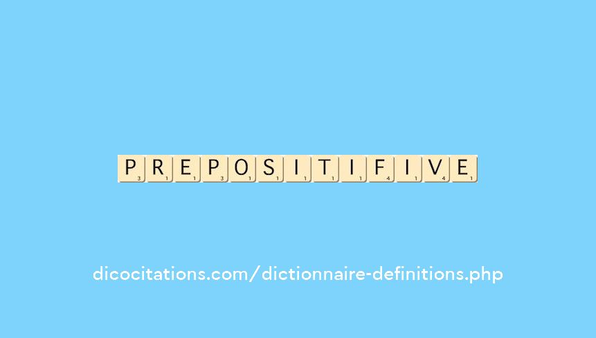 prepositif--ive