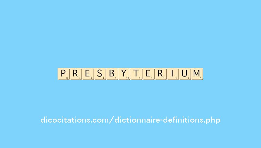 presbyterium presbyterium