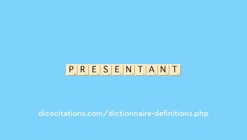 presentant presentant