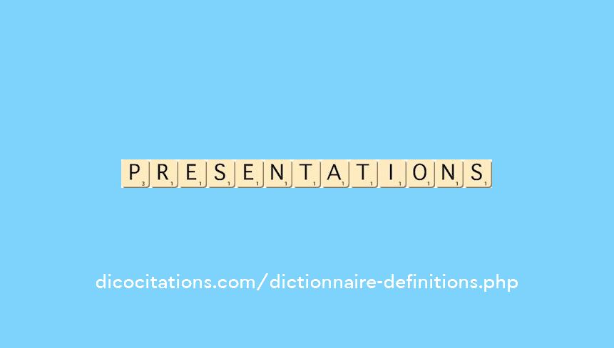 presentations