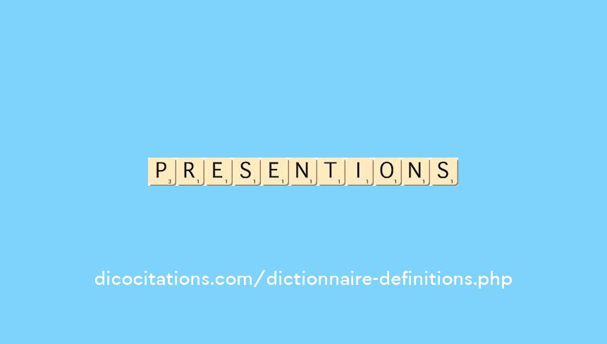 presentions presentions