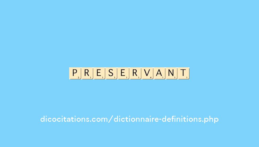 preservant preservant