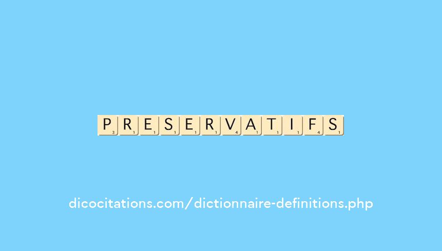 preservatifs preservatifs