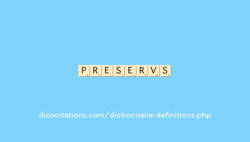 preservons